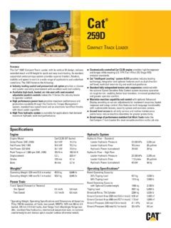 259c cat skid steer specs|cat 259d specifications.